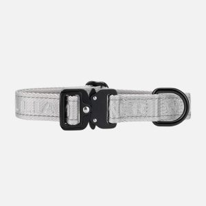 Collar para perro de nylon jacquard Lunar (Reflectante)