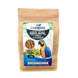 COMINTER ALIMENTO NATURAL LOROS Y GUACAMAYOS 1KG