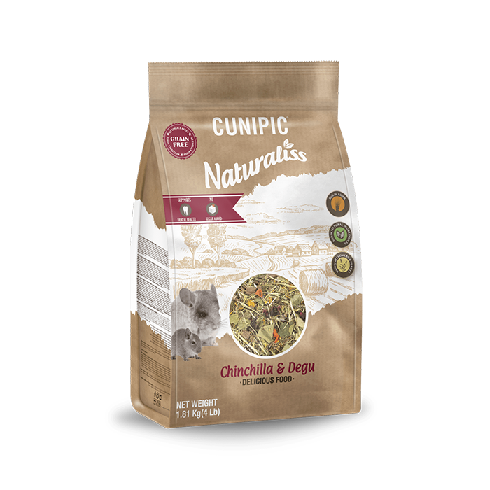 Cunipic Naturaliss chinchilla y Degú 1,81kg