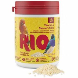 RIO PELLETS VITAMINAS MINERALES CANARIO AVE EXOTICA 120GR