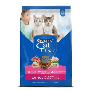 Cat Chow Gatitos Sabor a Pescado, Carne y Leche