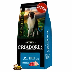 Criadores Adulto High Pro 22+2 Kg+Snacks