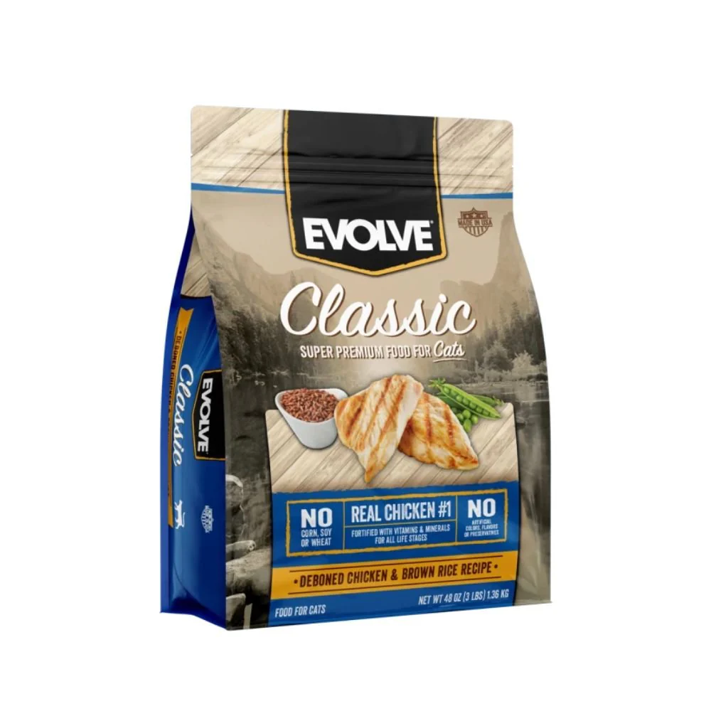 Evolve Classic Pollo para Gatos