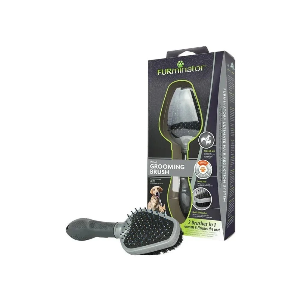 Furminator Cepillo Dual para Perros y Gatos