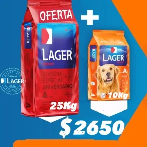Lager Adulto Nuevo Combo Premium 35 Kg