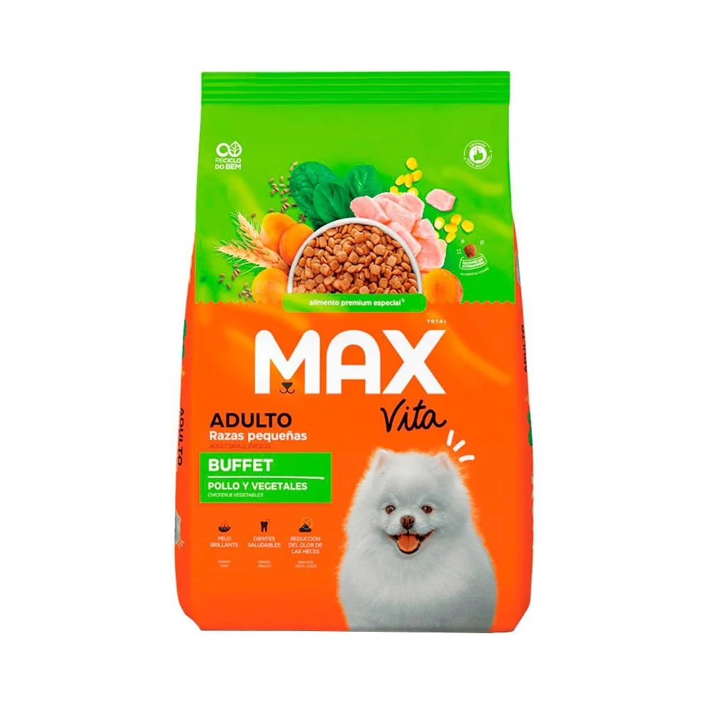 Max Vita Perros Adultos Razas Pequeñas Buffet
