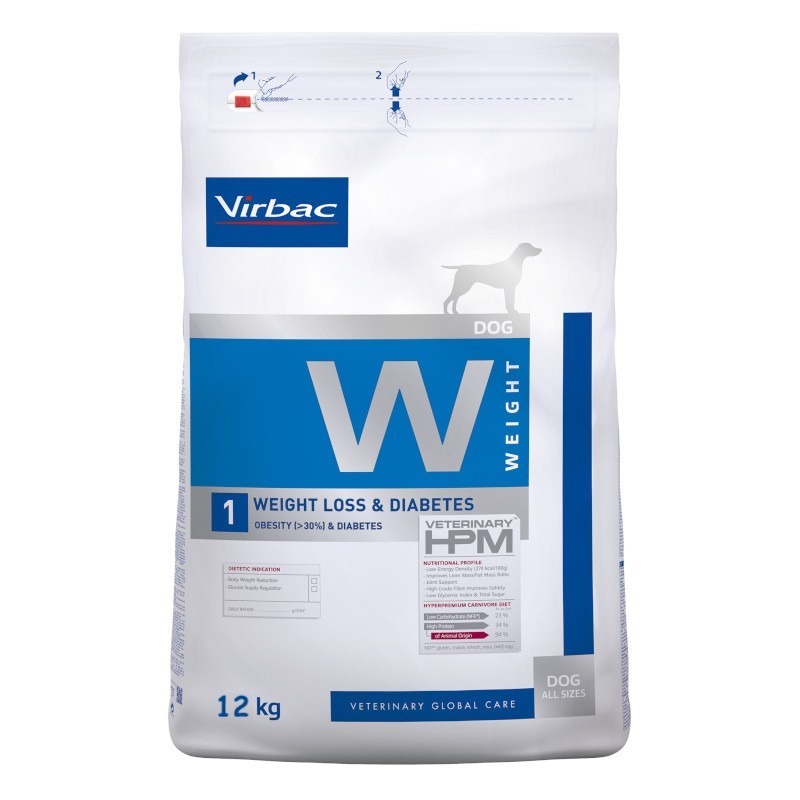 Virbac Hpm Dog Weight Loss & Diabetes 12Kg